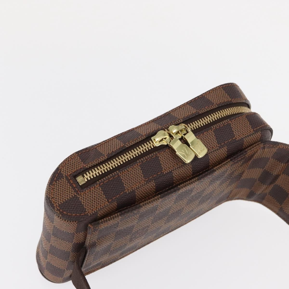 Louis Vuitton Geronimos Waist Bag Damier Brown Canvas Shoulder Bag