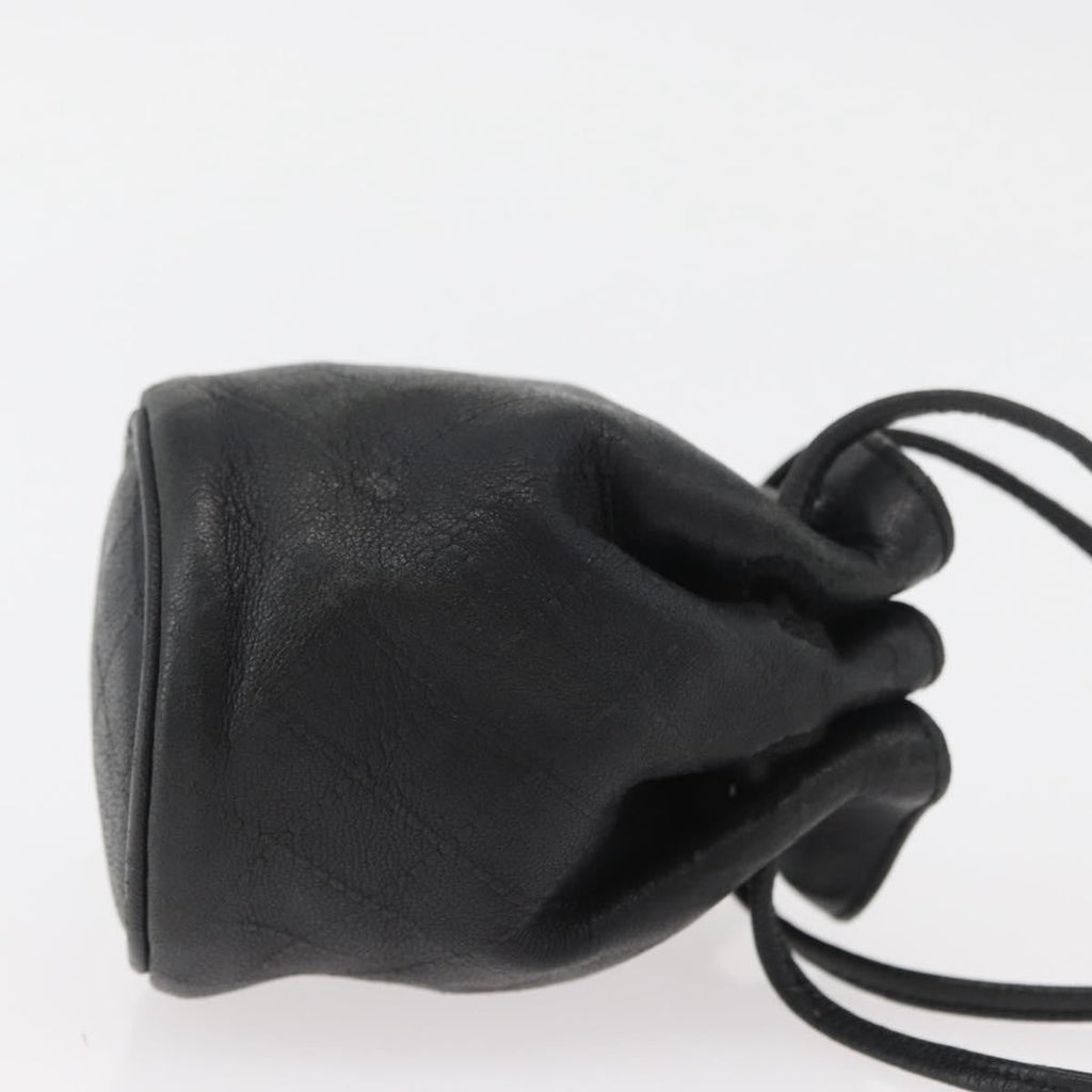 Chanel Camellia Clutch Bag Leather Black Leather Clutche & Pouche Bag