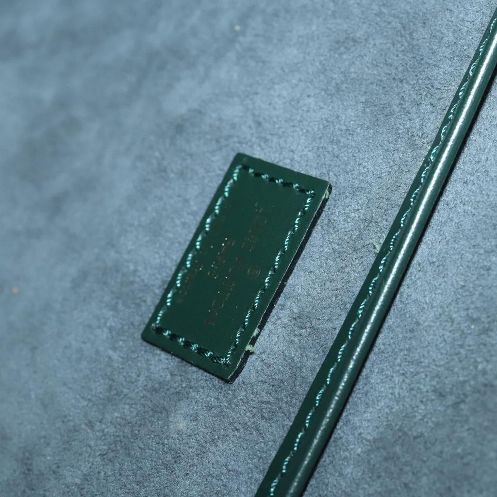 Louis Vuitton Helanga Bag Taiga Leather Green Leather Travel Bag