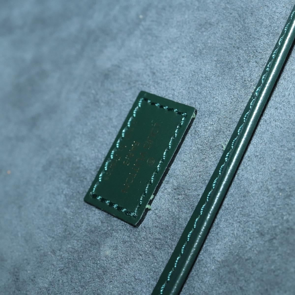 Louis Vuitton Helanga Bag Taiga Leather Green Leather Travel Bag