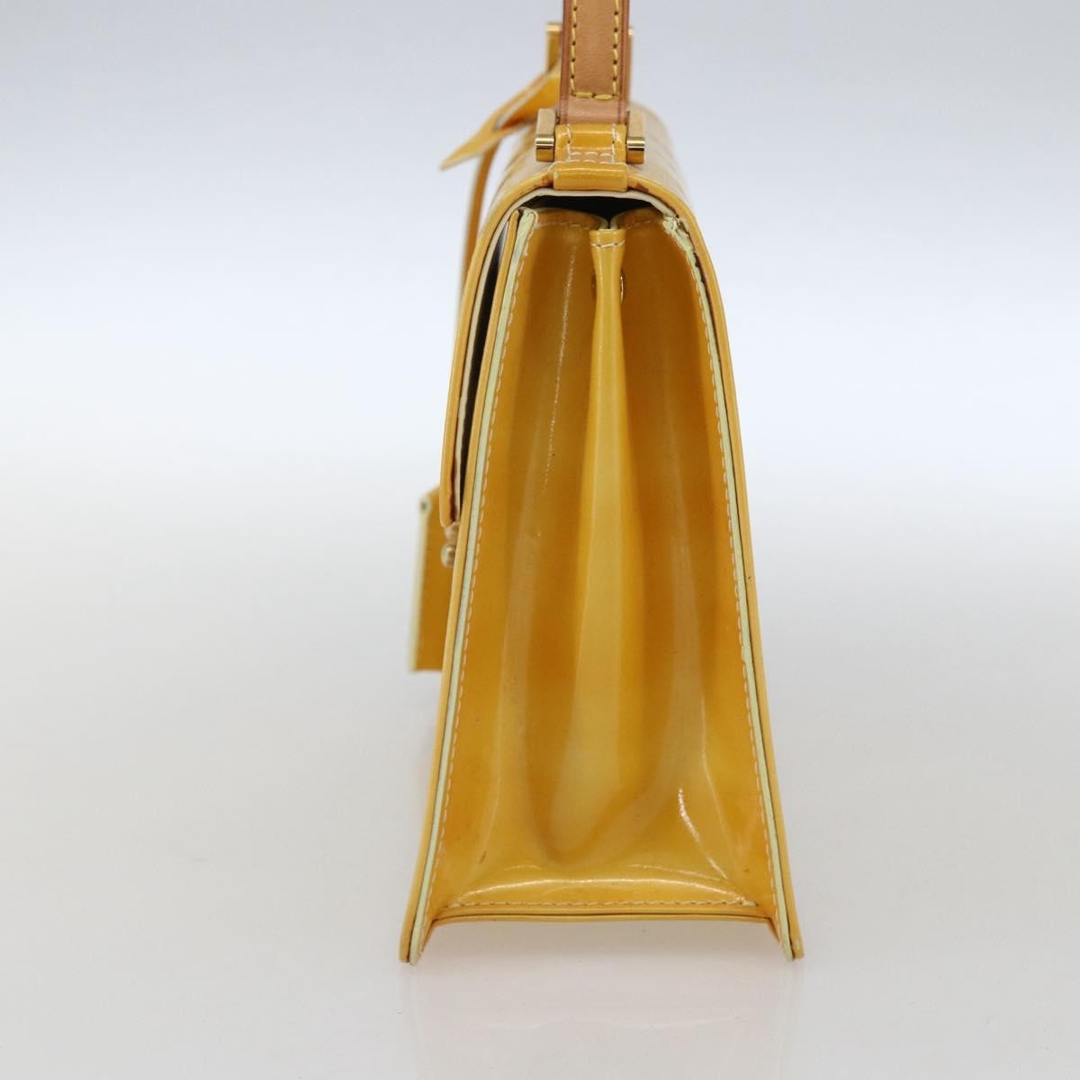 Louis Vuitton Spring Street Nm Handbag Patent Leather Yellow Patent_Leather Handbag