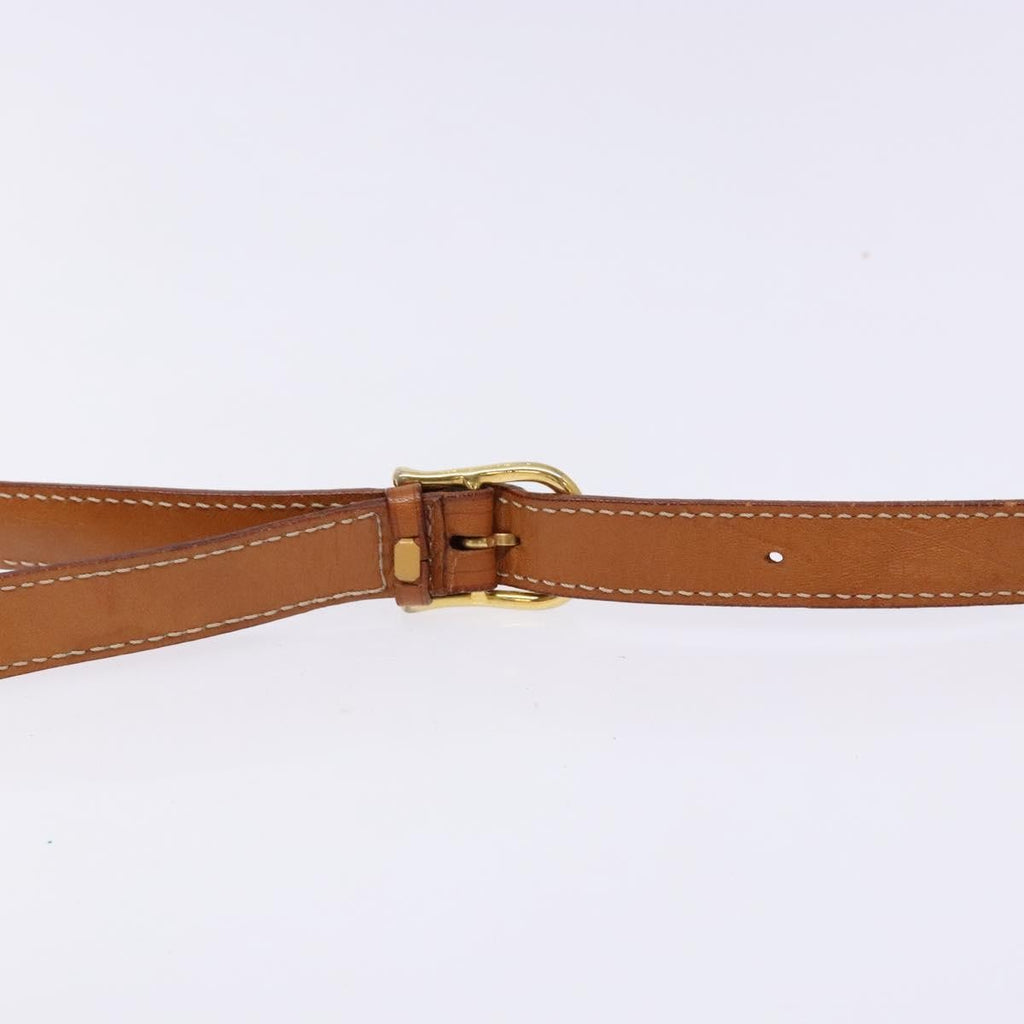 Celine Macadam Shoulder Bag Pvc Leather Brown Canvas Bag