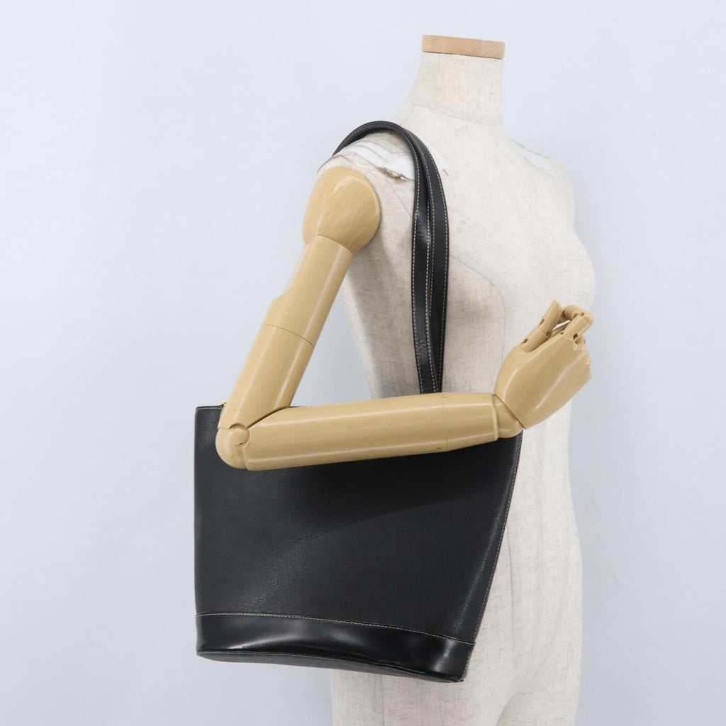 Burberry Vintage Tote Bag Leather Black Leather Tote Bag