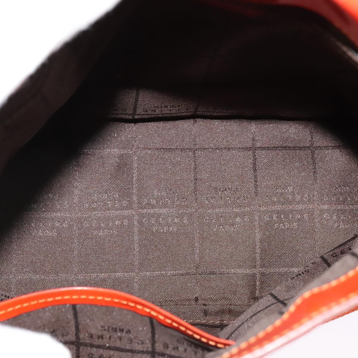 Celine Shoulder Bag Canvas Orange Canvas Shoulder Bag Bag