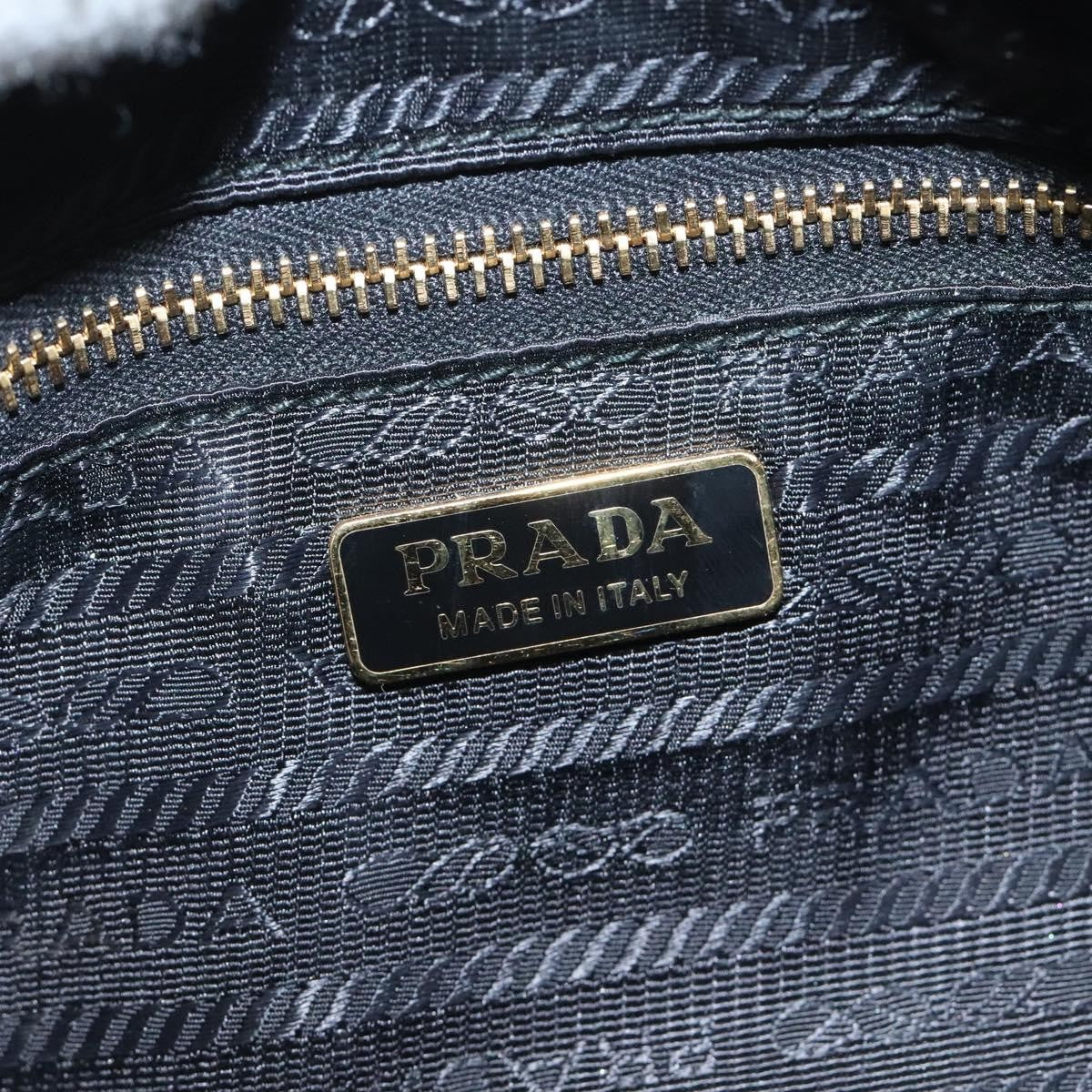 Prada Vintage Pouch Tessuto Gold Nylon Clutche & Pouche Bag