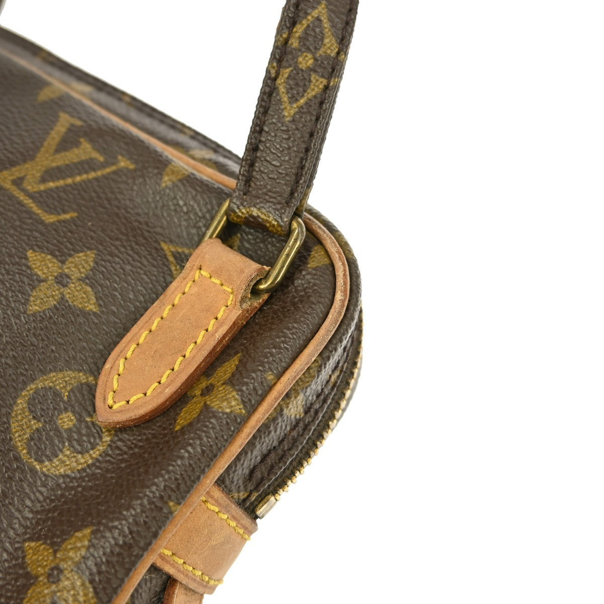 Louis Vuitton Pochette Marly Bandouliere Bag Monogram Canvas Brown Canvas Shoulder Bag