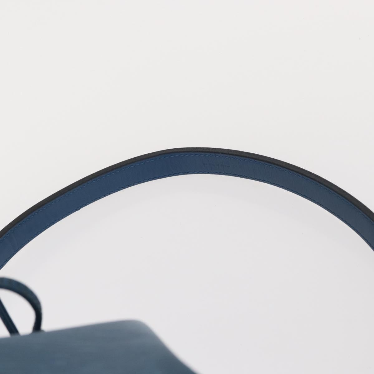 Louis Vuitton Petit Noe Handbag Epi Leather Blue Leather Shoulder Bag