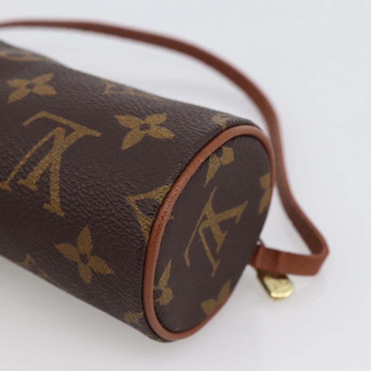 Louis Vuitton Papillon Pochette Monogram Canvas Brown Canvas Clutche & Pouche Bag