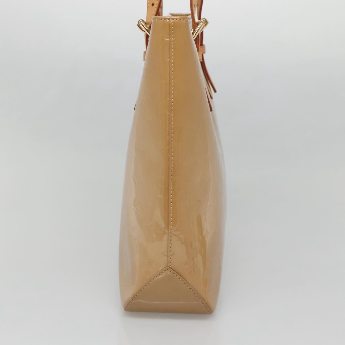 Louis Vuitton Brentwood Handbag Monogram Vernis Brown Patent_Leather Shoulder Bag