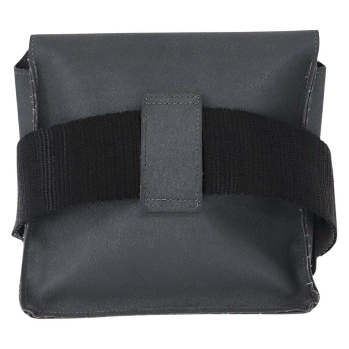 Chanel Sport Line Waist Bag Nylon Gray Nylon Shoulder Bag Bag