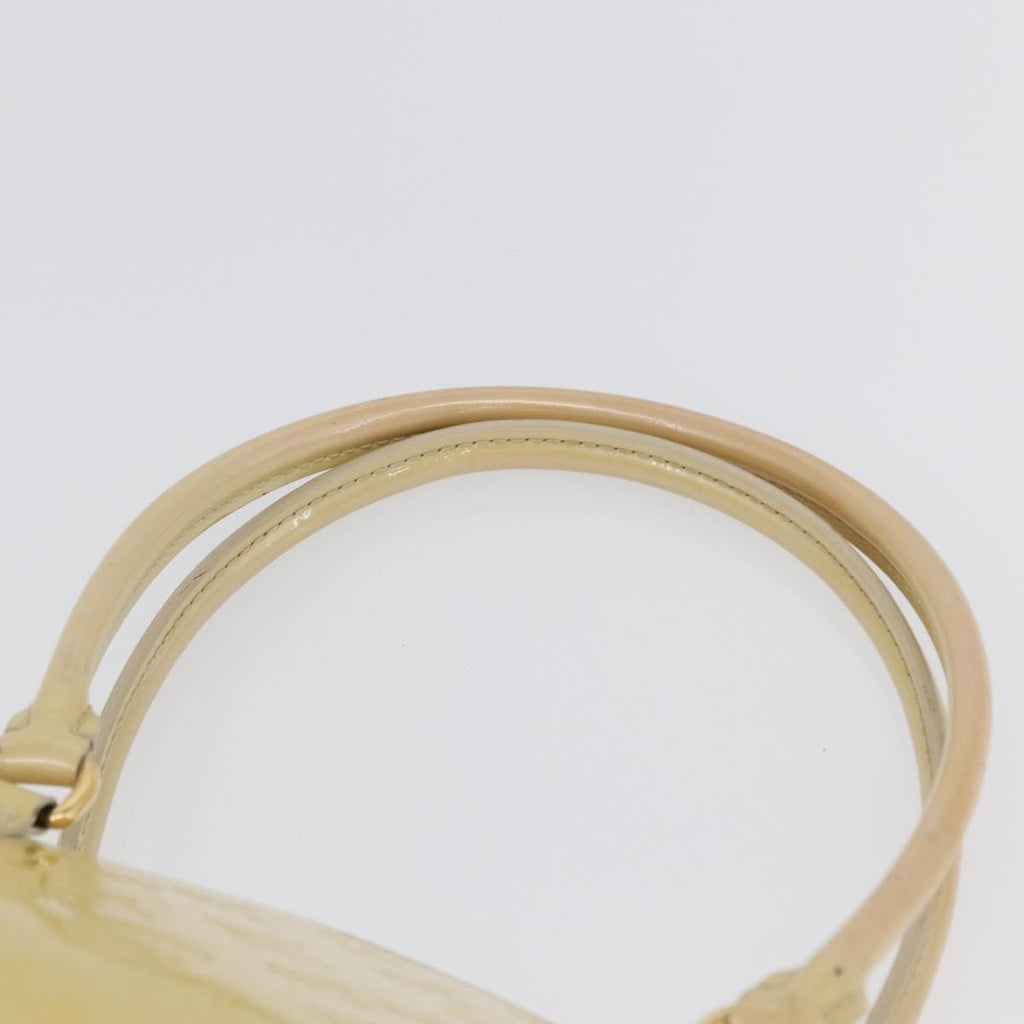 Louis Vuitton Sherwood Handbag Monogram Vernis Yellow Patent_Leather Handbag