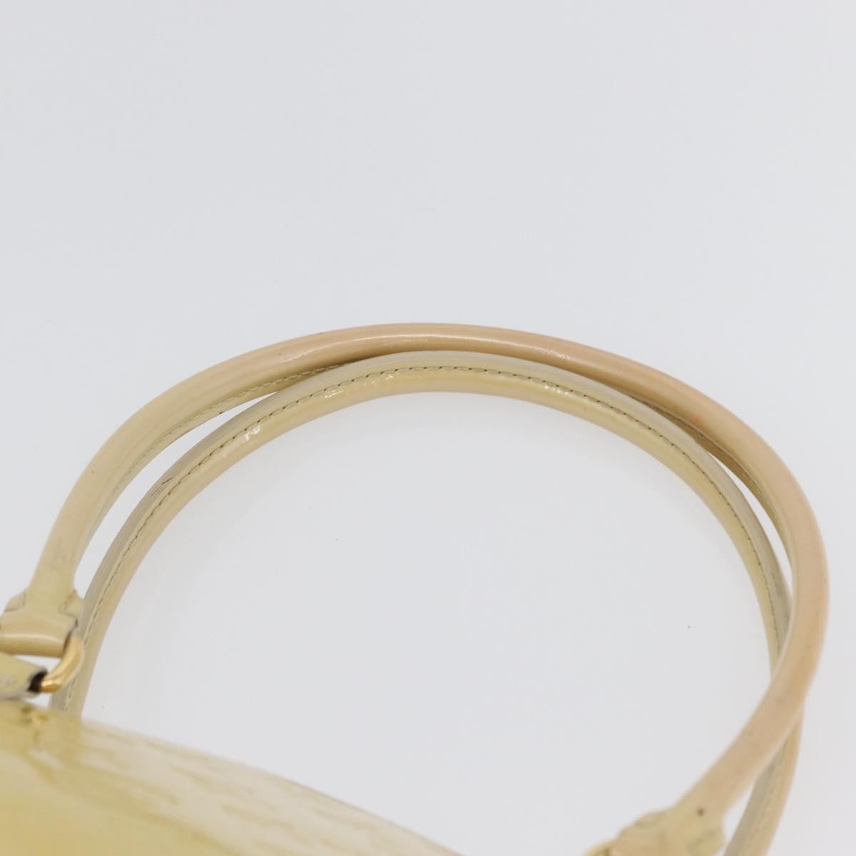 Louis Vuitton Sherwood Handbag Monogram Vernis Yellow Patent_Leather Handbag