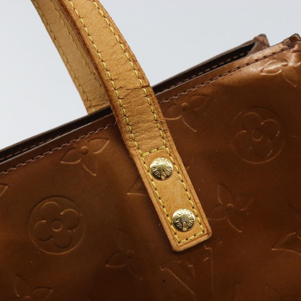 Louis Vuitton Reade Handbag Monogram Vernis Brown Patent_Leather Handbag