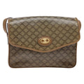 Celine Macadam Shoulder Bag Pvc Leather Beige Pvc Bag