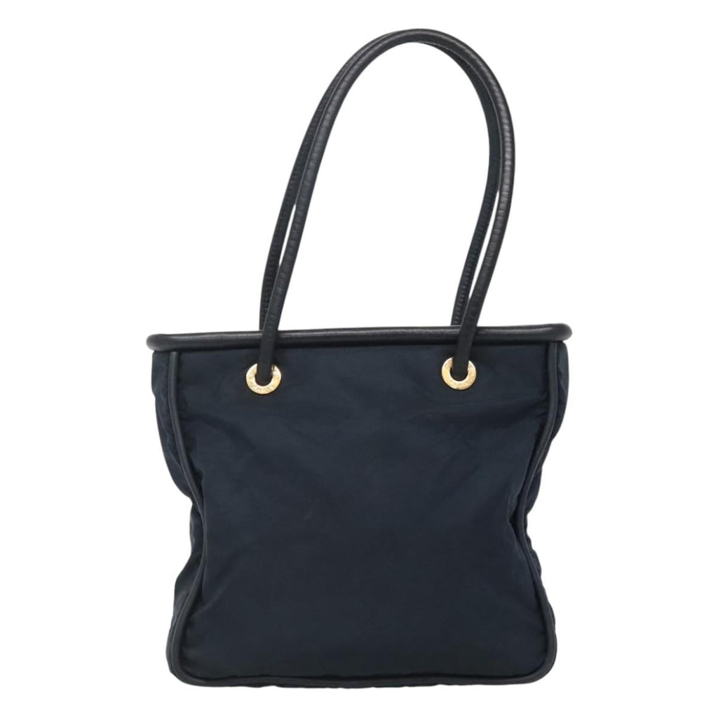 Celine Circle Logo Handbag Nylon Navy Nylon Tote Bag Bag