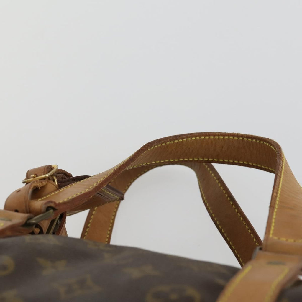 Louis Vuitton Sac Souple Handbag Monogram Canvas Brown Canvas Travel Bag