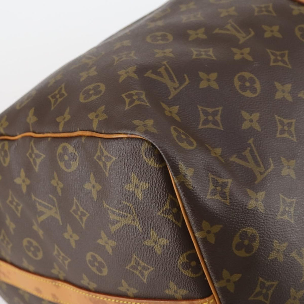 Louis Vuitton Keepall Bandouliere Bag Monogram Canvas Brown Canvas Travel Bag
