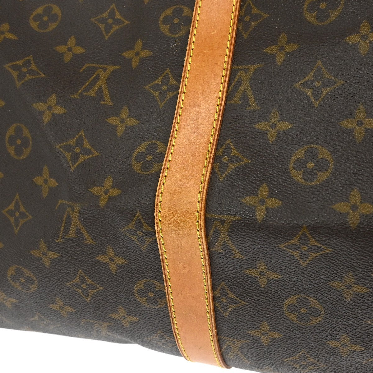 Louis Vuitton Keepall Bag Monogram Canvas Brown Canvas Travel Bag