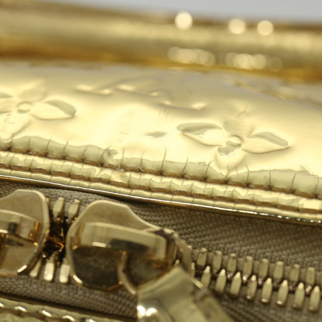 Louis Vuitton Keepall Bag Monogram Miroir Pvc Gold Patent_Leather Travel Bag