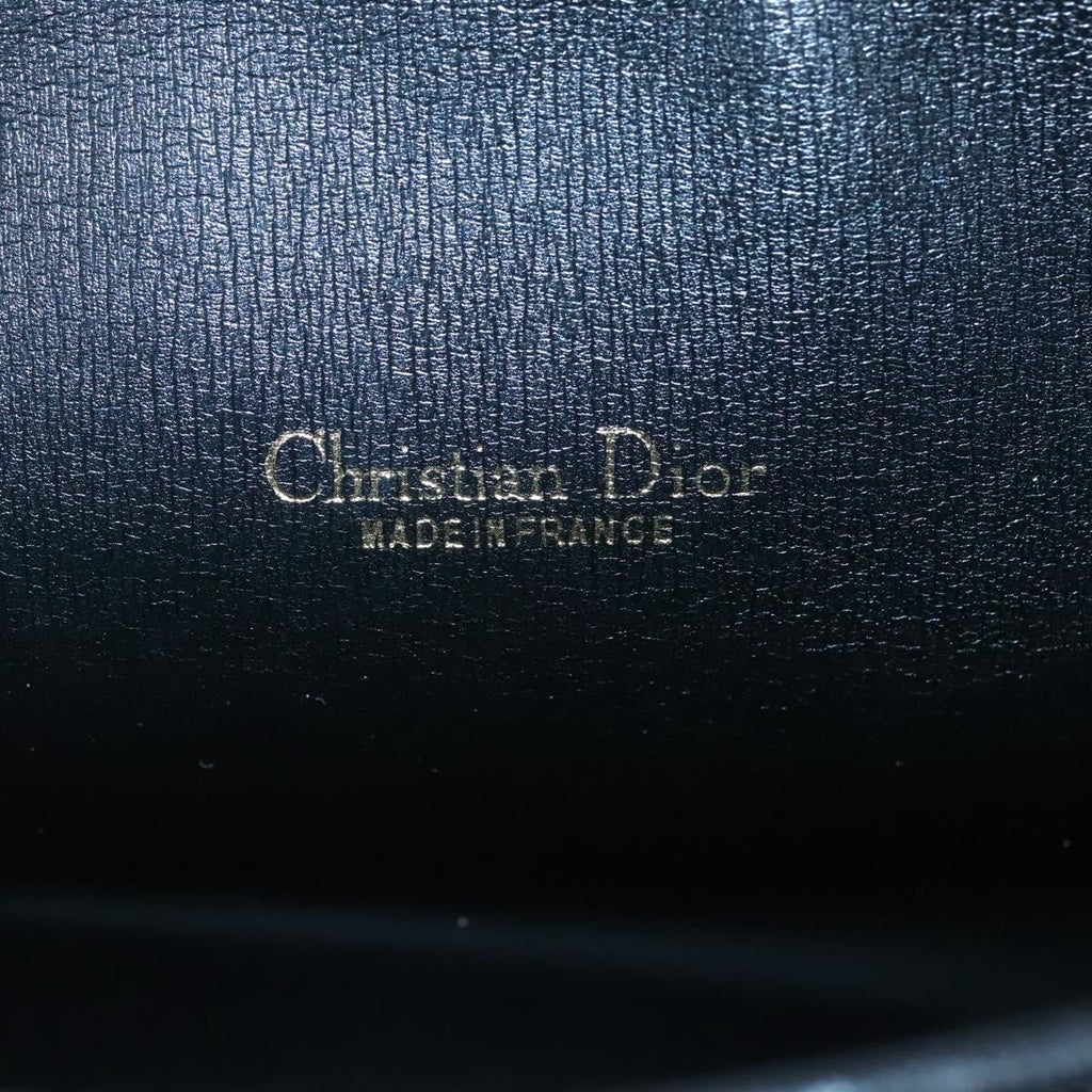 Christian Dior Trotter Pouch Diorissimo Canvas Black Canvas Clutche & Pouche Bag (Pre-Owned)