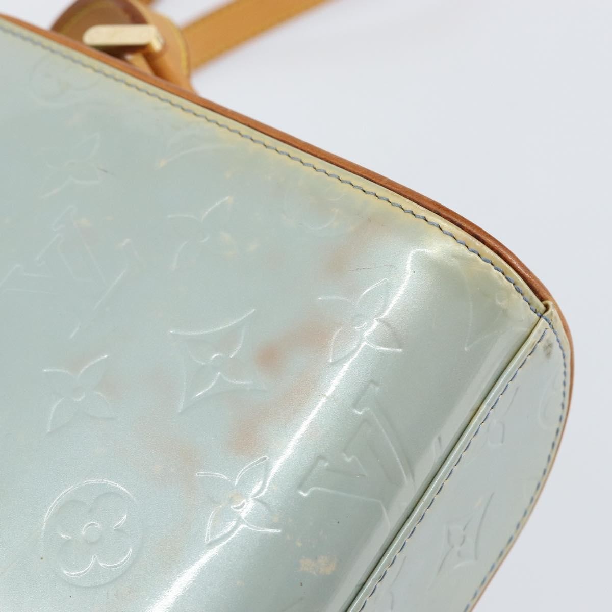 Louis Vuitton Sullivan Handbag Monogram Vernis Gray Patent_Leather Shoulder Bag