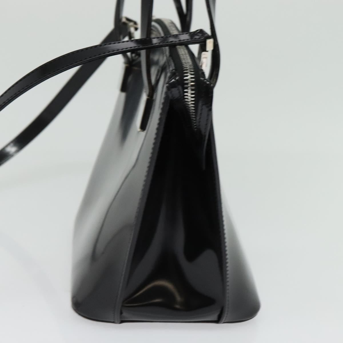 Celine Handbag Patent Leather Black Patent_Leather Handbag