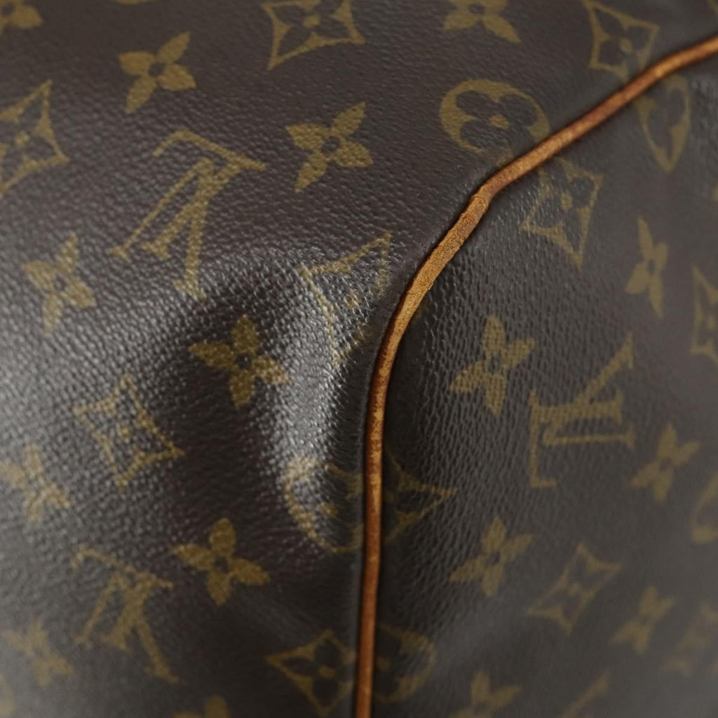 Louis Vuitton Keepall Bag Monogram Canvas Brown Canvas Travel Bag