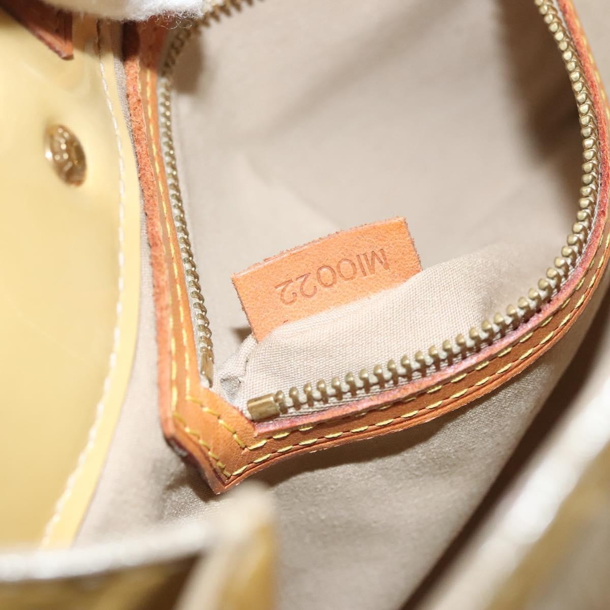 Louis Vuitton Reade Handbag Monogram Vernis Beige Patent_Leather Handbag