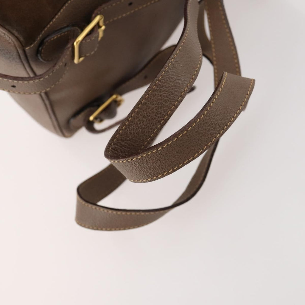 Gucci Gucci Bamboo Backpack Daim Brown Suede Backpack Bag (Pre-Owned)