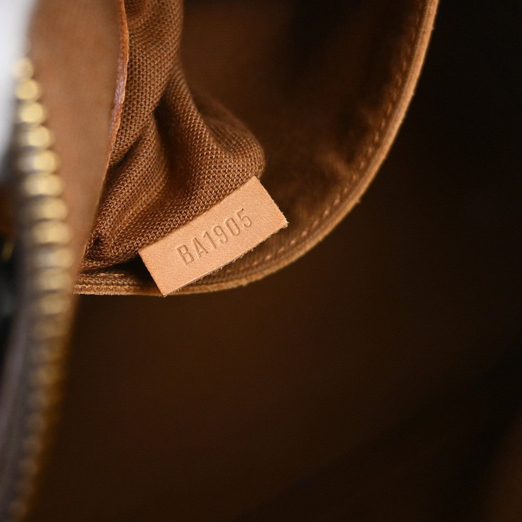 Louis Vuitton Alma Handbag Monogram Canvas Brown Canvas Handbag