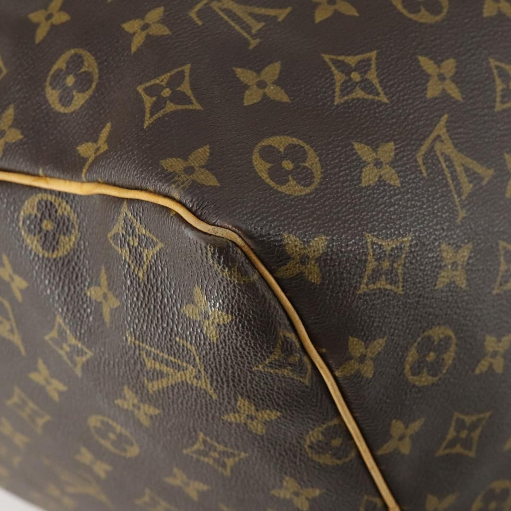 Louis Vuitton Keepall Bag Monogram Canvas Brown Canvas Travel Bag