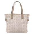 Chanel Travel Line Tote Nylon Beige Nylon Tote Bag Bag
