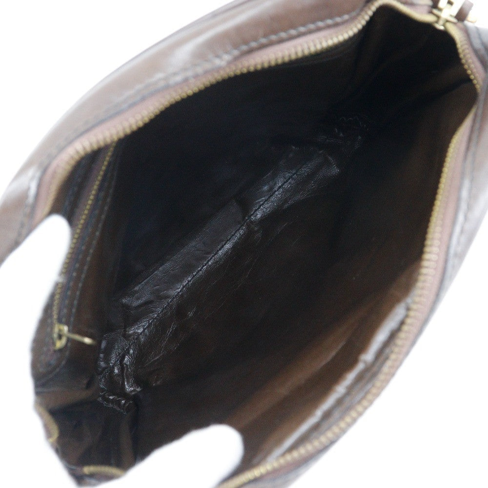 Fendi Logo Zucca Shoulder Bag Zucca Brown Canvas Shoulder Bag Bag