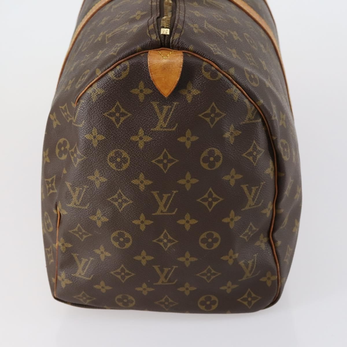Louis Vuitton Keepall Bag Monogram Canvas Brown Canvas Travel Bag