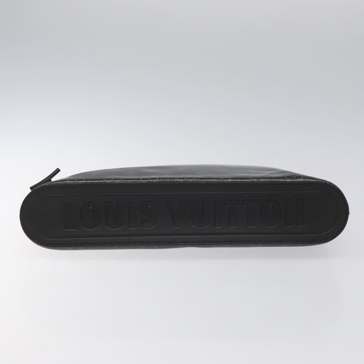 Louis Vuitton Pochette Cosmos Limited Edition Monogram Glaze Canvas Black Canvas Clutche & Pouche Bag