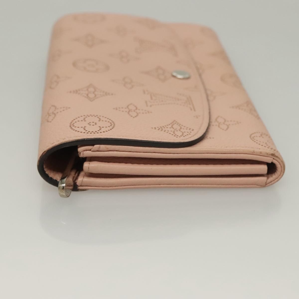 Louis Vuitton Iris Wallet Mahina Leather Pink Leather Wallets Accessory