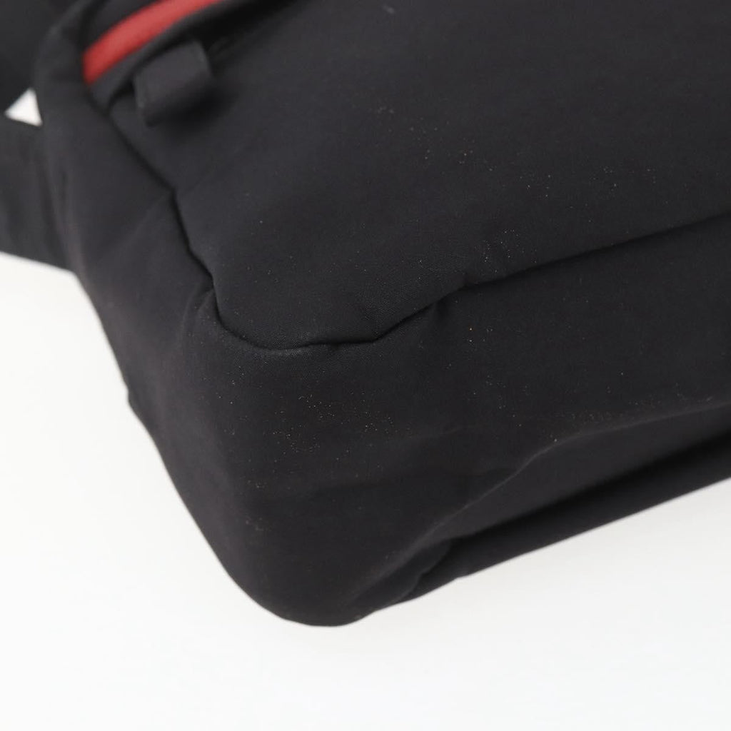 Prada Sport Zip Shoulder Bag Nylon Black Nylon Shoulder Bag Bag