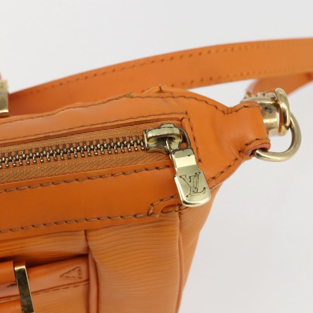Louis Vuitton Danura Handbag Epi Orange Leather Handbag