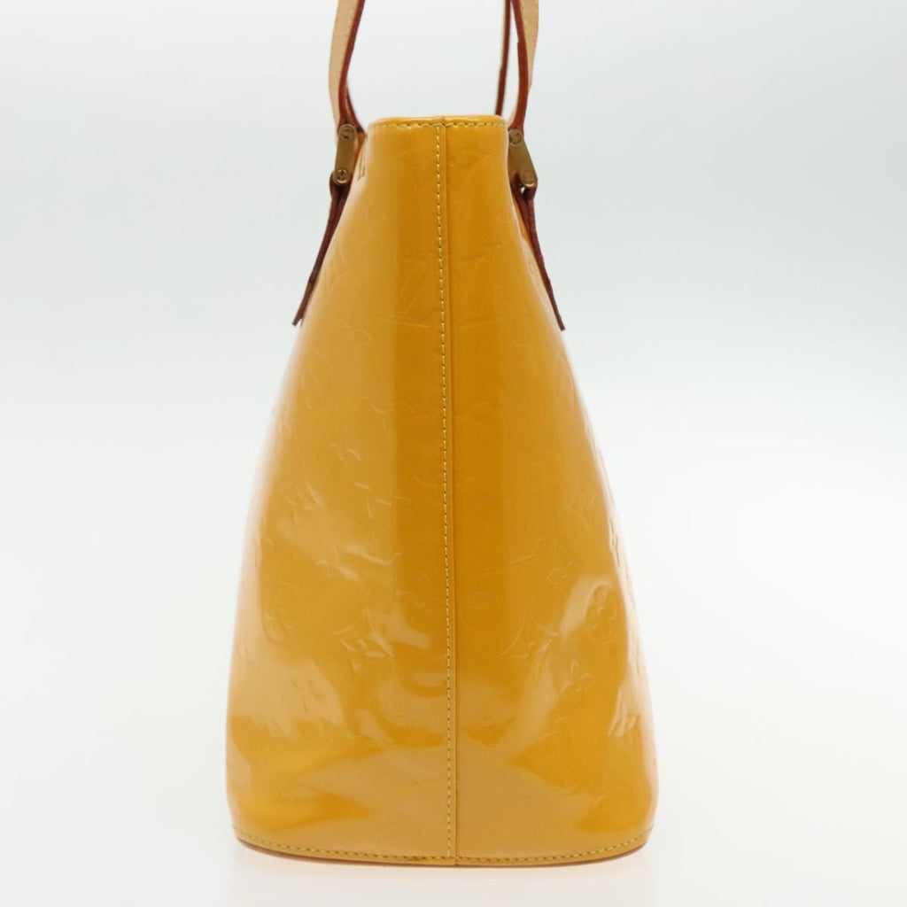 Louis Vuitton Houston Handbag Monogram Vernis Yellow Patent_Leather Bag