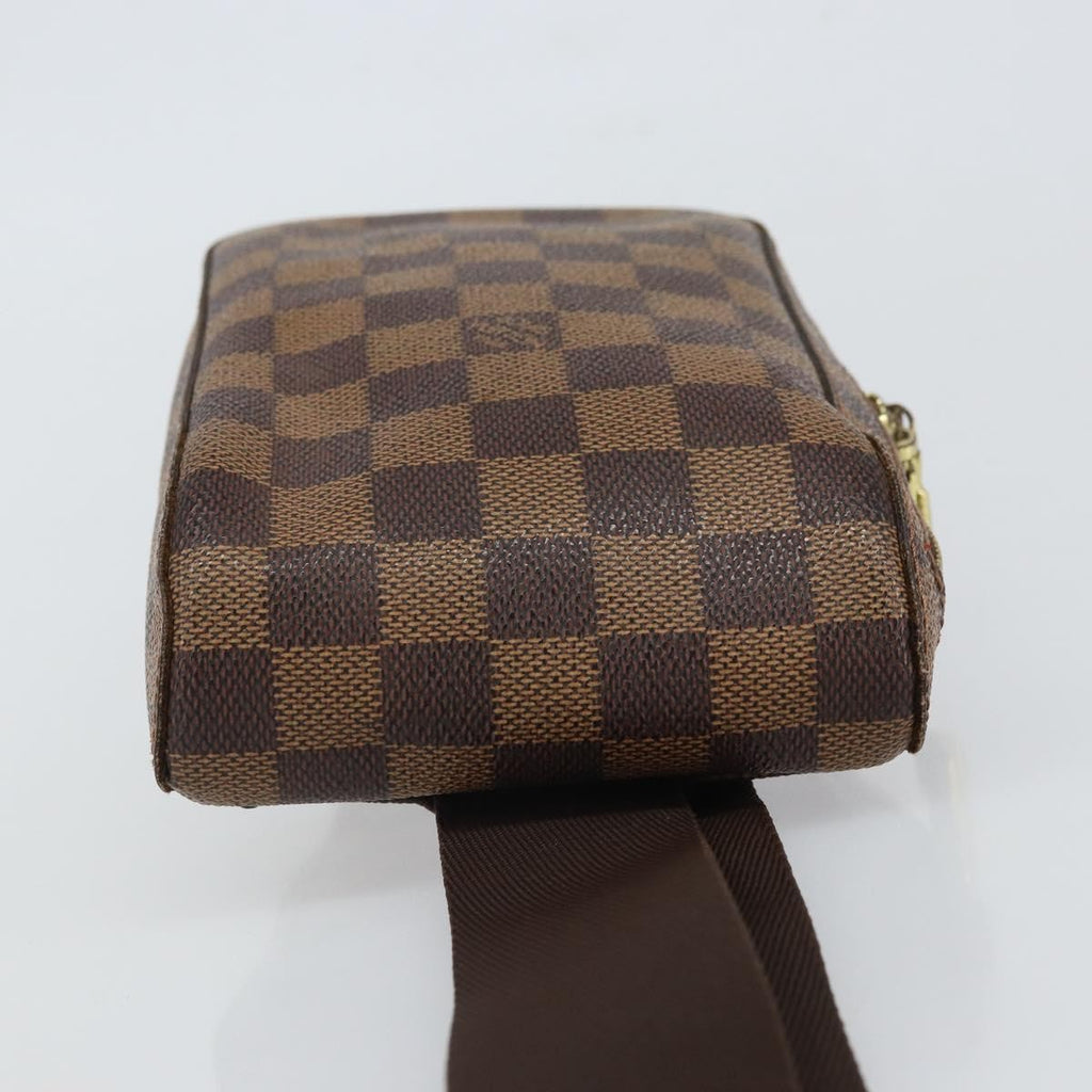 Louis Vuitton Geronimos Waist Bag Damier Brown Canvas Shoulder Bag