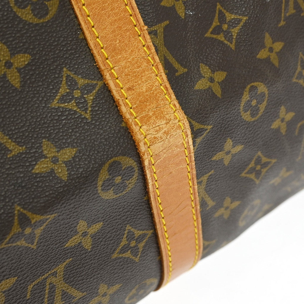 Louis Vuitton Keepall Bag Monogram Canvas Brown Canvas Travel Bag