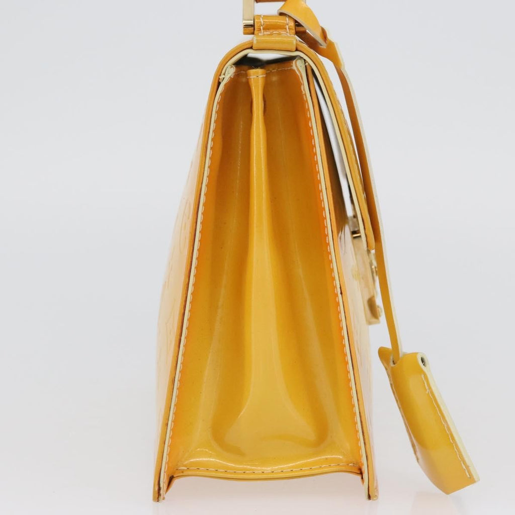 Louis Vuitton Spring Street Nm Handbag Patent Leather Yellow Patent_Leather Handbag