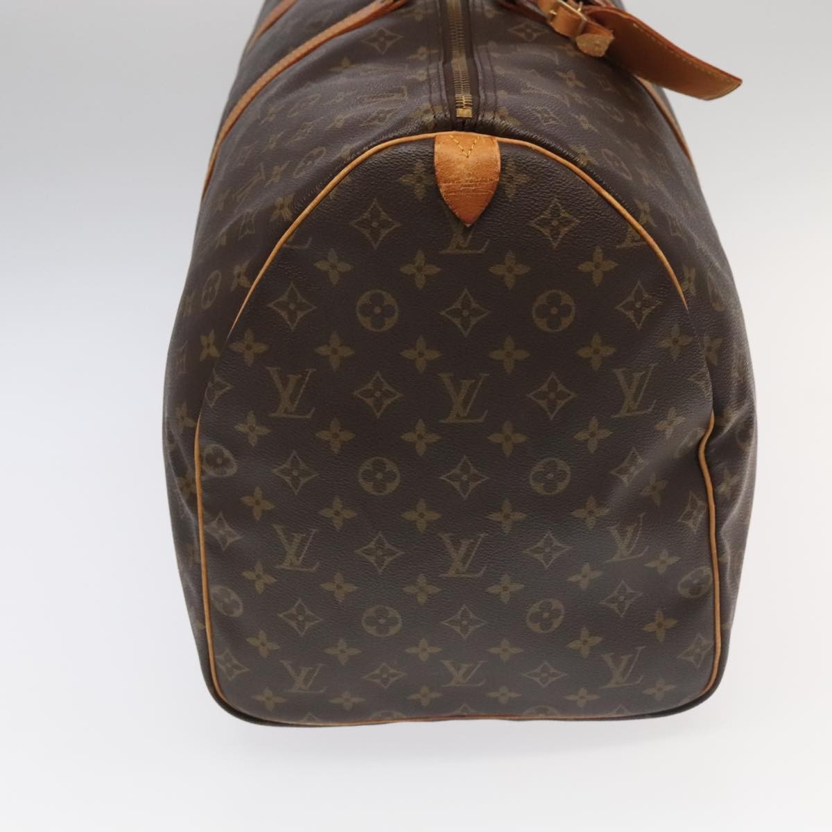 Louis Vuitton Keepall Bag Monogram Canvas Brown Canvas Travel Bag
