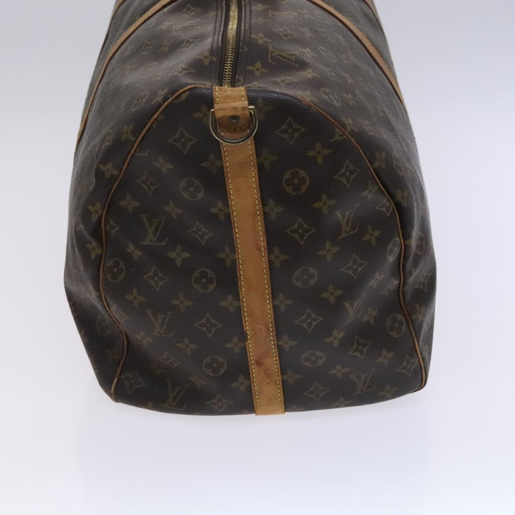 Louis Vuitton Keepall Bandouliere Bag Monogram Canvas Brown Canvas Travel Bag