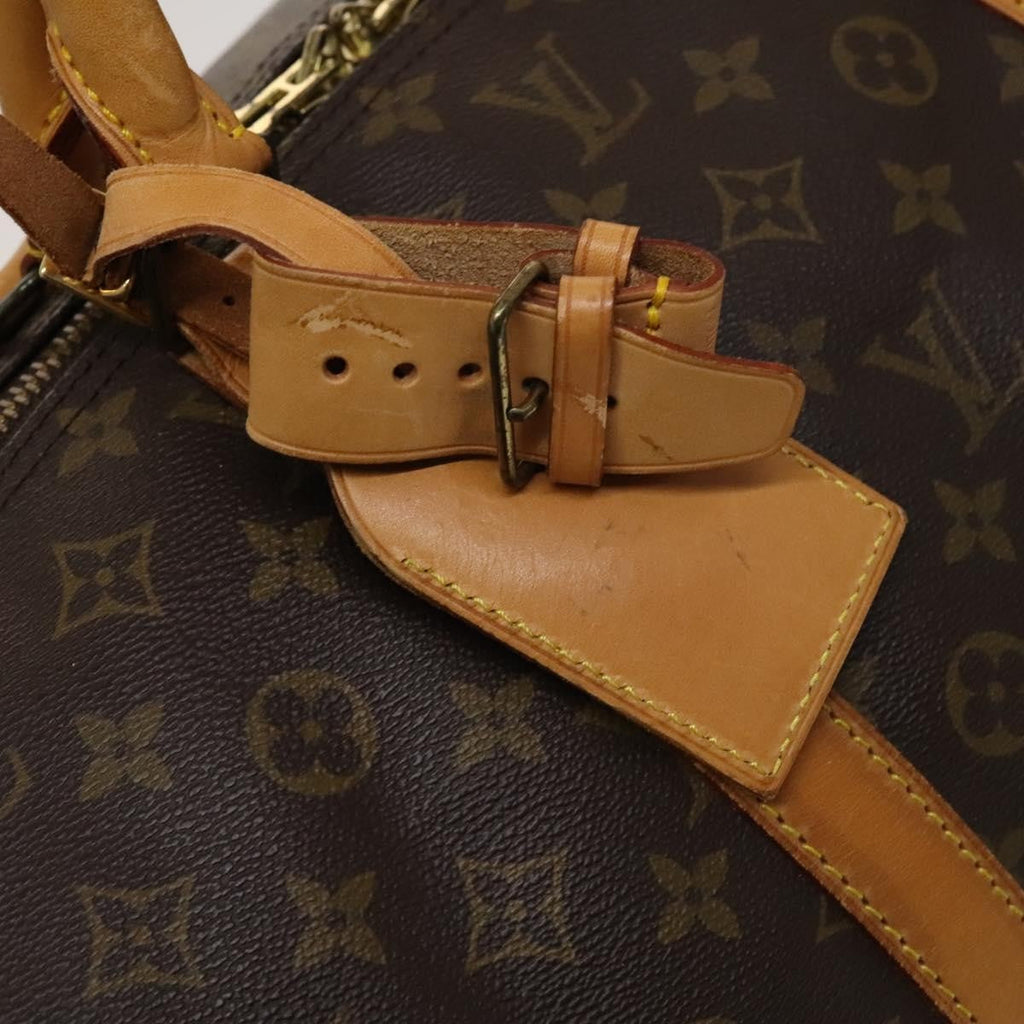 Louis Vuitton Keepall Bag Monogram Canvas Brown Canvas Travel Bag