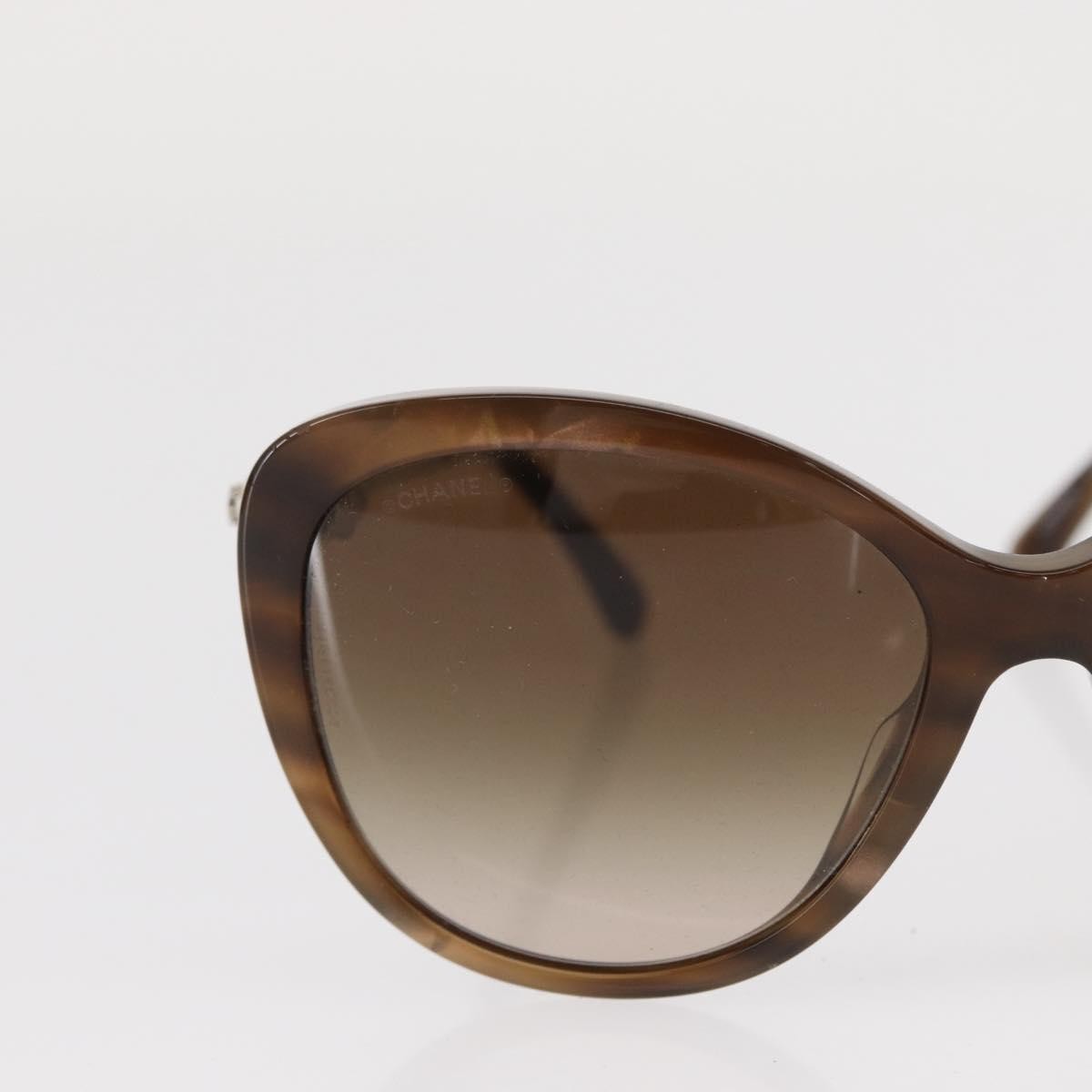 Chanel Logo Cc Sunglasses Plastic Brown Plastic Sunglasse Accessory