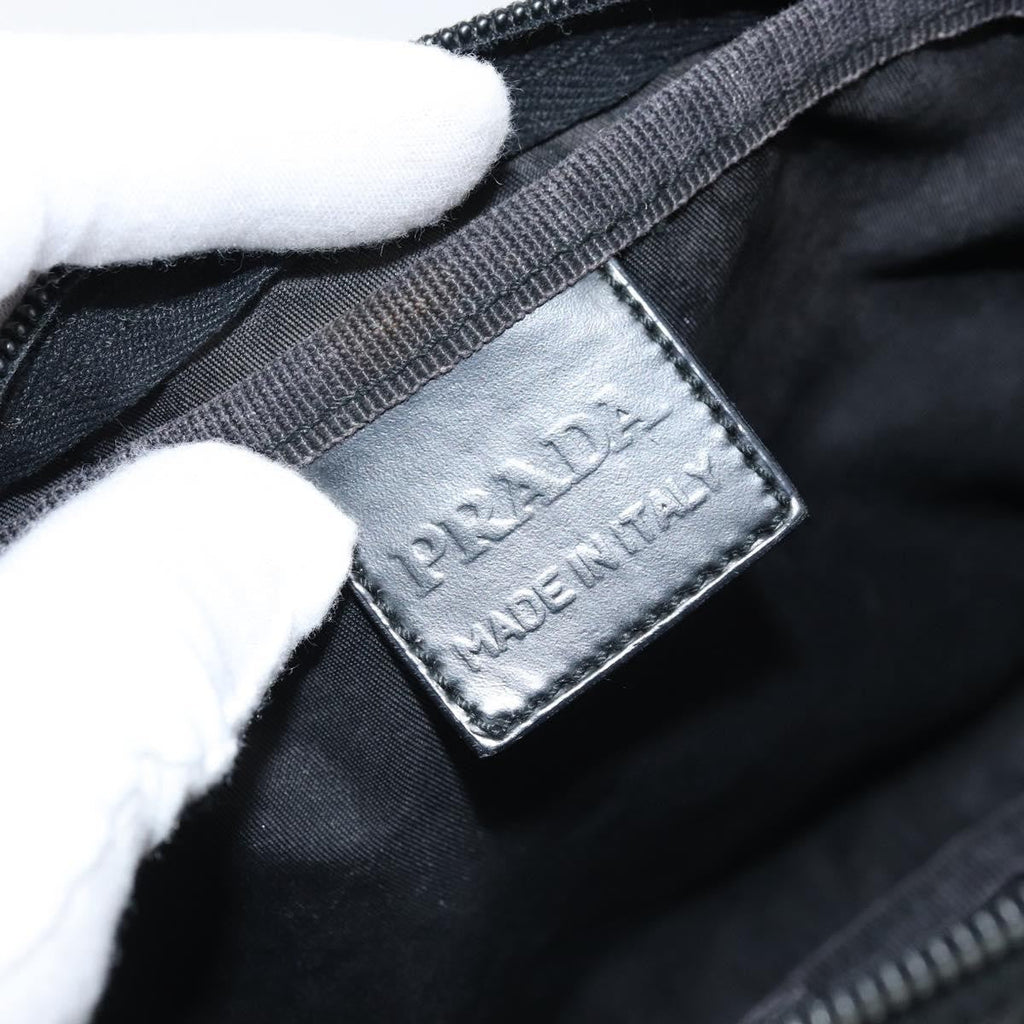 Prada Vintage Pouch Tessuto Black Nylon Clutche & Pouche Bag