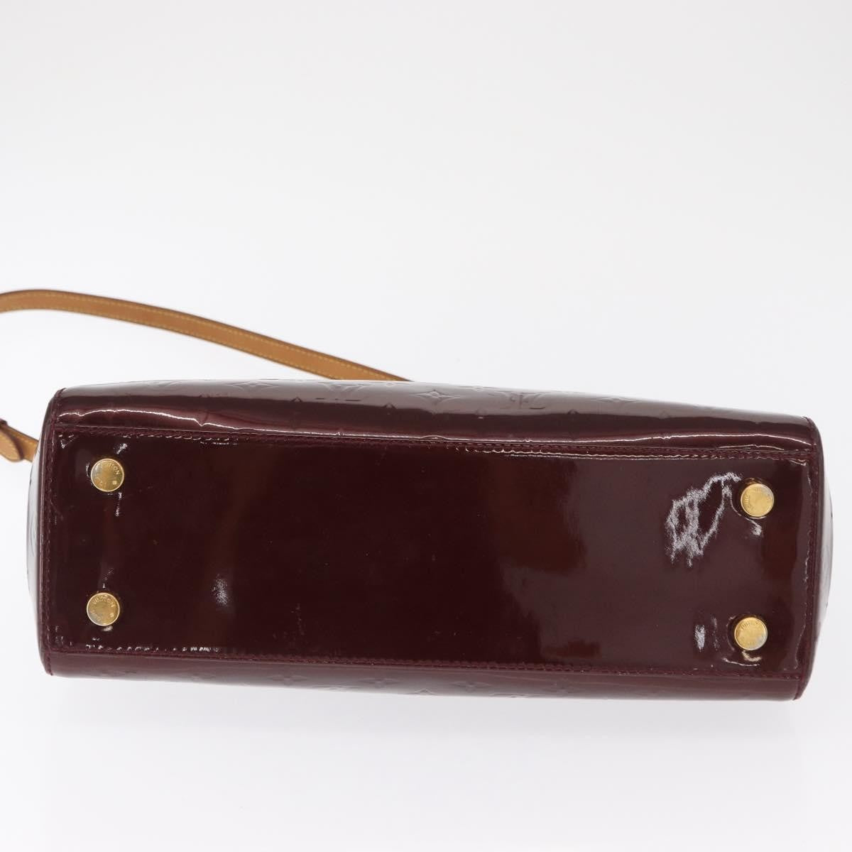 Louis Vuitton Brea Handbag Monogram Vernis Burgundy Patent_Leather Handbag