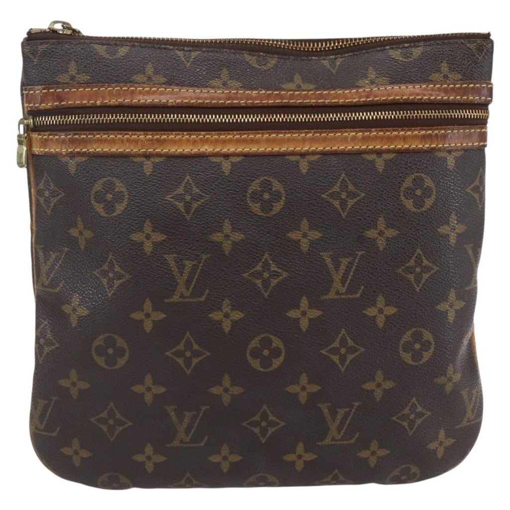 Louis Vuitton Bosphore Pochette Monogram Canvas Brown Canvas Shoulder Bag