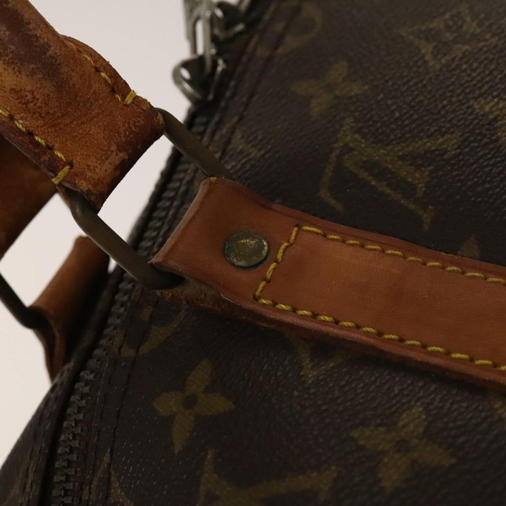 Louis Vuitton Keepall Bag Monogram Canvas Brown Canvas Travel Bag